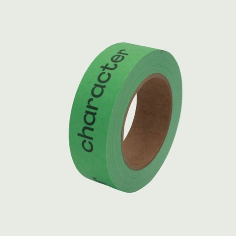 Character green tape